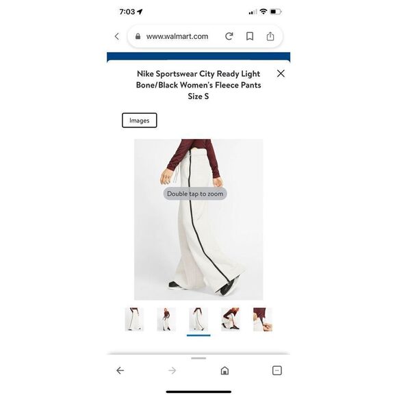 Nike Sportswear City Ready Light Bone/Black Pants Sz Lg New with tags - Picture 3 of 12